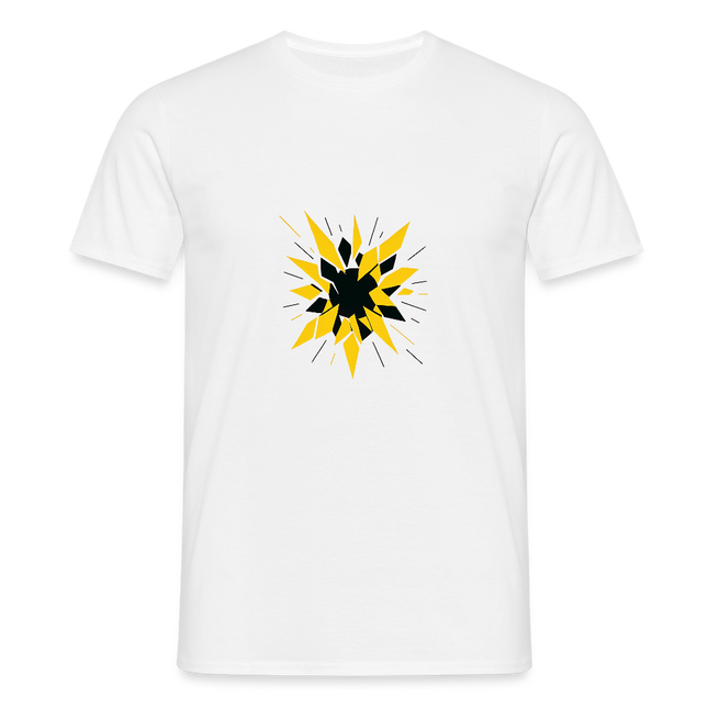 Radioactive Fragmentation – Ordnung im Zerfall - Männer T-Shirt - Weiß