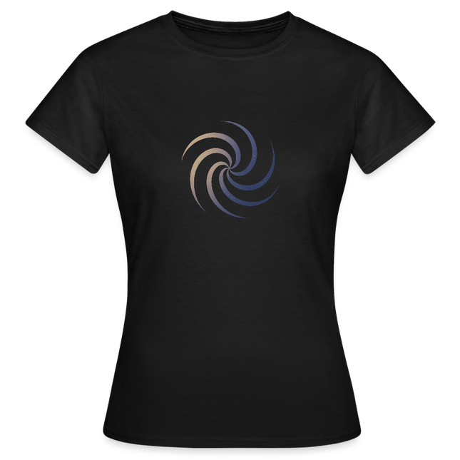 Spiral Geometry – Ordnung im Kosmos - Frauen T-Shirt - Schwarz
