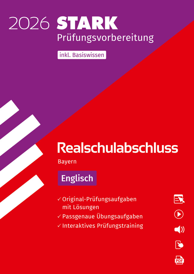 STARK Englisch - Realschulabschluss 2026 Bayern - Prüfungsvorbereitung inkl. Basistraining