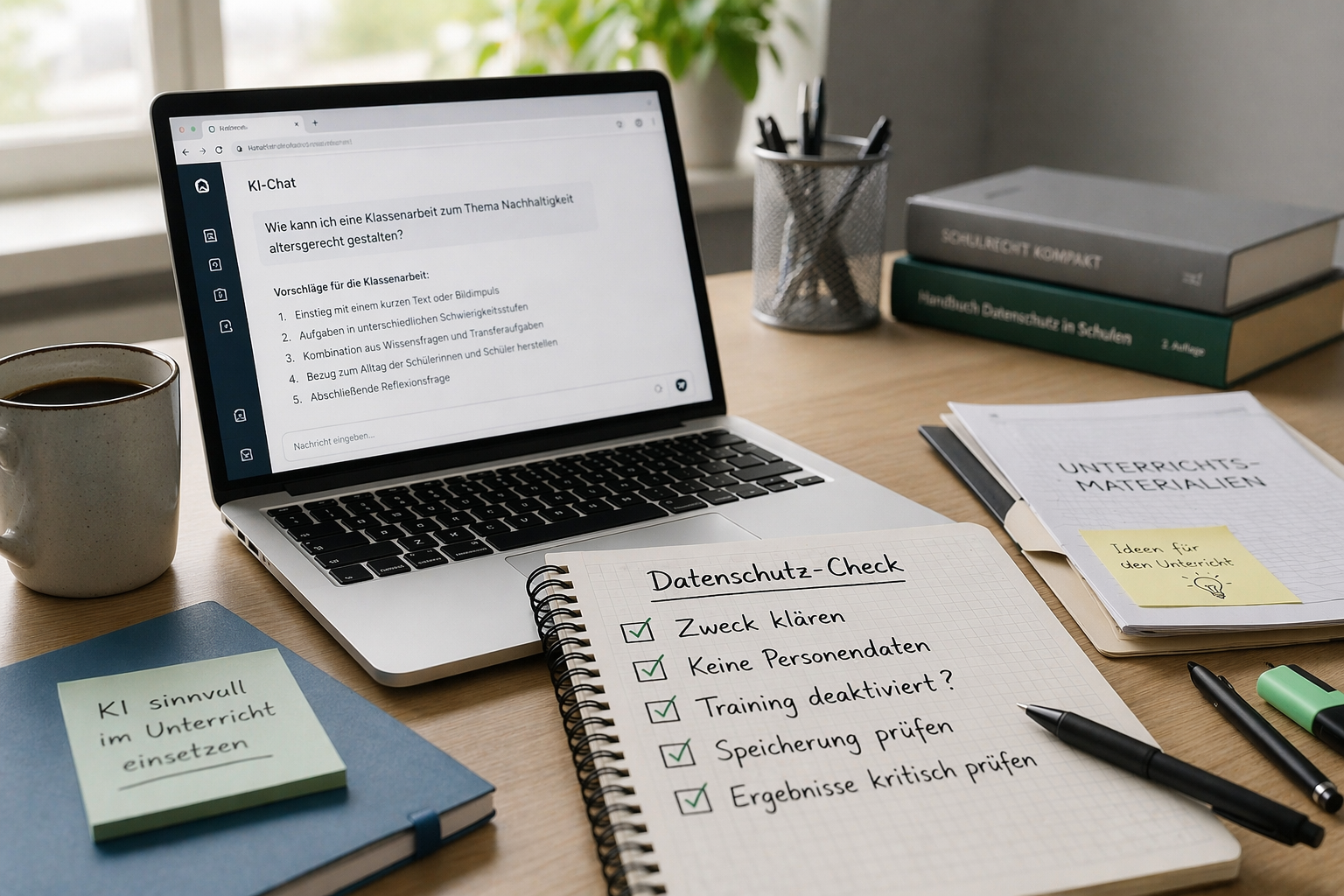 Datenschutz bei KI-Tools für Lehrkräfte: Worauf Schulen achten sollten