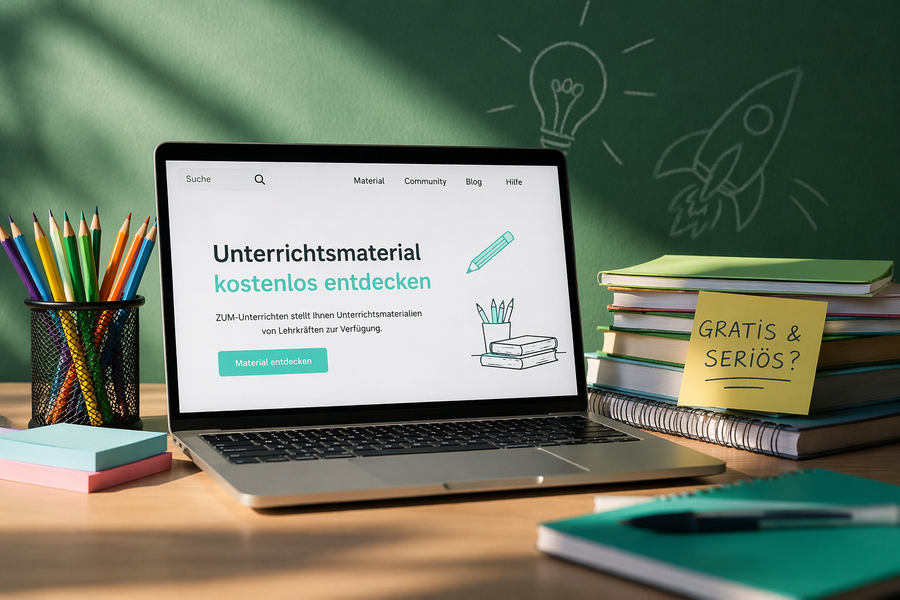 Kostenlose Unterrichtsmaterialien für Lehrkräfte: Wo finde ich seriöse Quellen?