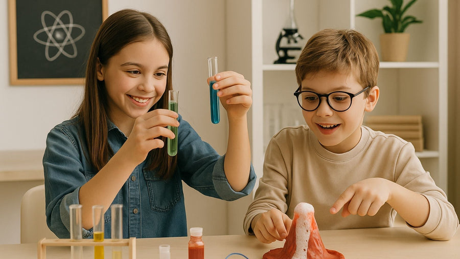 Mit Experimentierkästen wird Wissenschaft zuhause greifbar