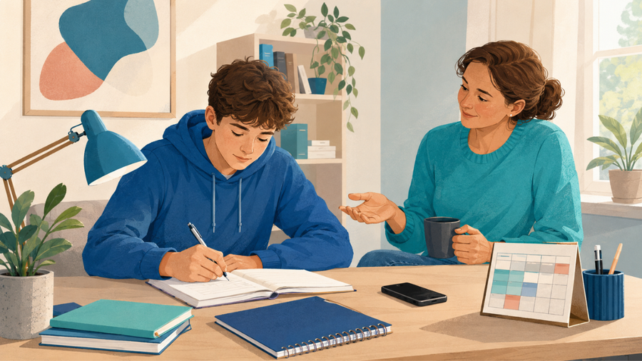 Lernen ohne Streit: Wie Eltern Schüler im Alltag sinnvoll unterstützen