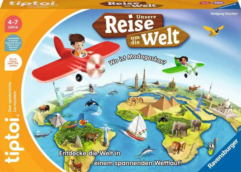 tiptoi Unsere Reise um die Welt – Lernspiel ab 4 Jahren – Produktansicht