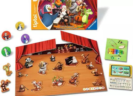 tiptoi Mein tierischer Musik-Spaß – Musikspiel ab 3 Jahren – Spielmaterial und Details