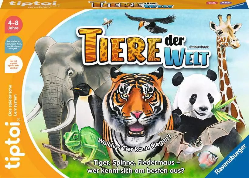 tiptoi Tiere der Welt – Tierwissen-Lernspiel ab 4 Jahren – Produktansicht