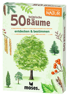Expedition Natur – 50 heimische Bäume: Wissenskarten ab 6 Jahren