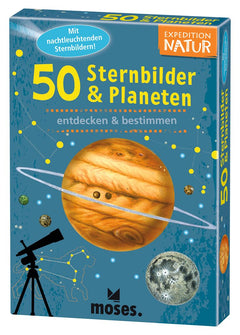 Expedition Natur – 50 Sternbilder & Planeten: Wissenskarten