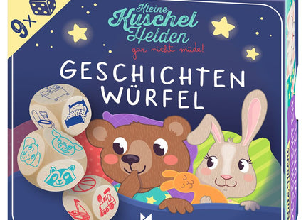 moses. Kleine Kuschelhelden – Geschichtenwürfel – Originalverpackung der Geschichtenwürfel Kleine Kuschelhelden