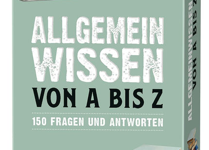 Quizzen & Wissen – Allgemeinwissen von A bis Z: 150 Fragen – Originalschachtel Allgemeinwissen von A bis Z mit 150 Fragen