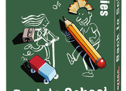 black stories junior – Back to School – Originalschachtel des Rätselspiels
