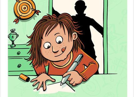 black stories junior – Back to School – Illustrierte Beispielkarte mit Rätseltext