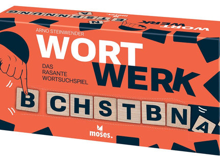 Wortwerk – Das rasante Wortsuchspiel – Originalverpackung mit Buchstabenplättchen