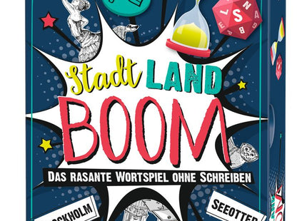 moses. Stadt, Land, Boom! – Wortspiel ohne Schreiben – Originalverpackung von Stadt, Land, Boom!