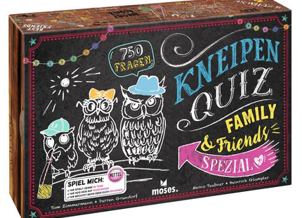 Kneipenquiz – Family & Friends Spezial: Gemeinsam rätseln – Originalverpackung Kneipenquiz Family & Friends Spezial
