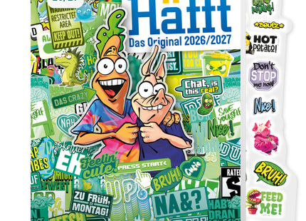 Häfft Original – Hausaufgabenheft A5 2026/2027, wechselnde Cover – Beispielmotiv, Cover variiert