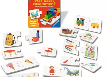 Was passt zusammen?: zwölf Kartenpaare mit Verpackung