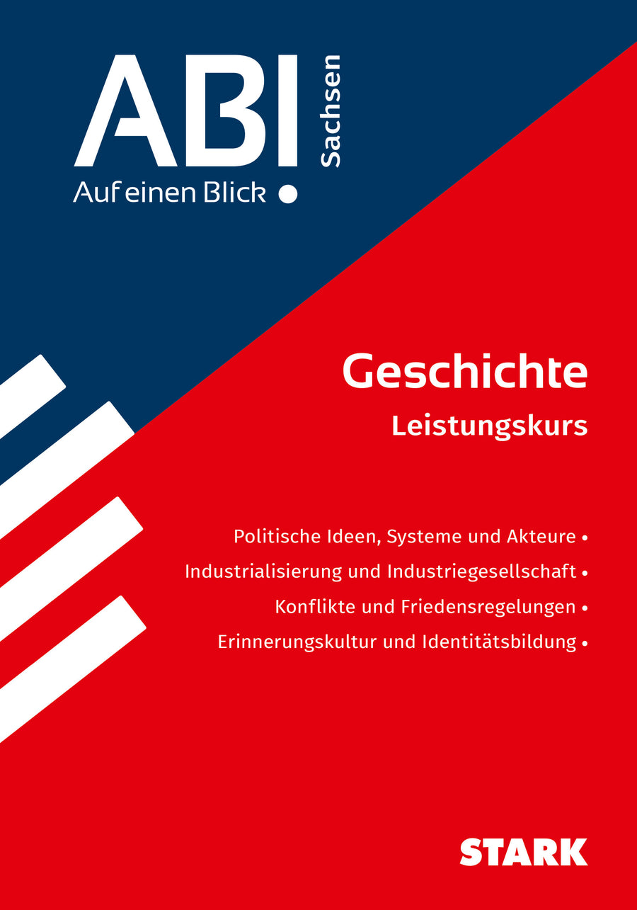 STARK Geschichte - Abi - Auf einen Blick! 2026 Sachsen
