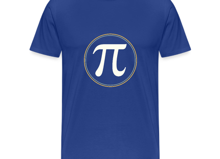 π in Circle – Die Eleganz der Konstanten - Männer T-Shirt - Königsblau
