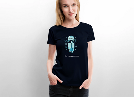 Absolute Zero — Can’t Get Any Cooler - Frauen T-Shirt - Navy