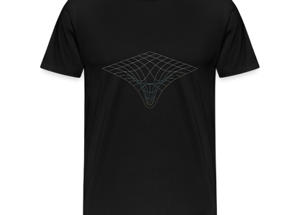 Relativity Geometry – Raumzeitkrümmung zum Anziehen - Männer Premium T-Shirt - Schwarz
