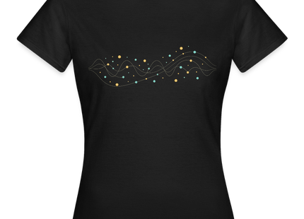 Photon Stream – Die Eleganz des Lichts in Bewegung - Frauen T-Shirt - Schwarz