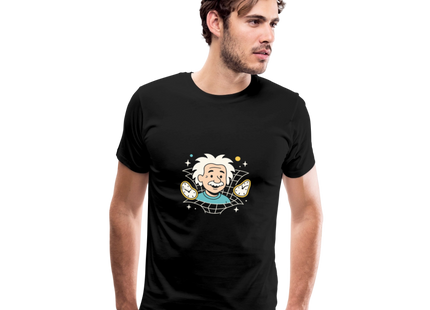 Physics — It’s All Relative – Einsteins Humor zum Anziehen - Männer Premium T-Shirt - Schwarz