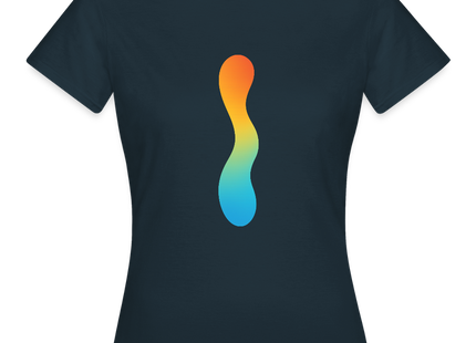 pH Gradient – Farbe als chemische Wahrheit - Frauen T-Shirt - Navy
