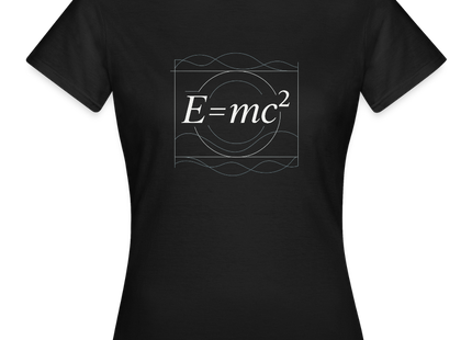 E = mc² – Die berühmteste Formel der Welt - Frauen T-Shirt - Schwarz