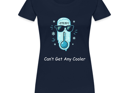 Absolute Zero — Can’t Get Any Cooler - Frauen Premium T-Shirt - Navy