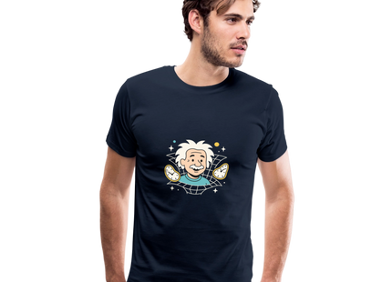 Physics — It’s All Relative – Einsteins Humor zum Anziehen - Männer Premium T-Shirt - Navy