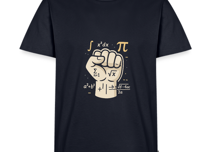 Mathe statt Faust - Männer T-Shirt - Navy