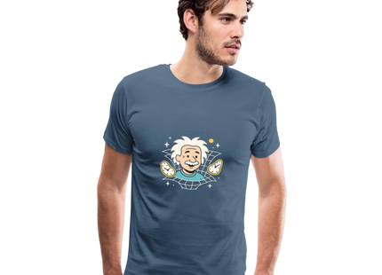Physics — It’s All Relative – Einsteins Humor zum Anziehen - Männer Premium T-Shirt - Blaugrau