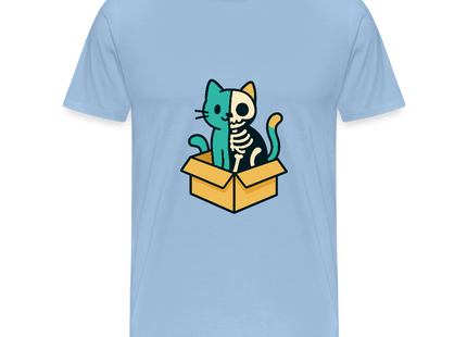Schrödinger's Katze - Männer T-Shirt - Sky