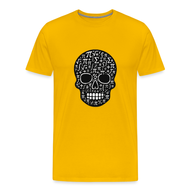 Math Kills - Männer Premium T-Shirt - Sonnengelb