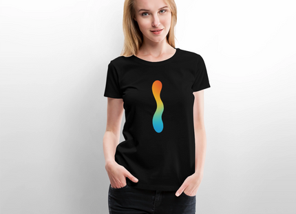 pH Gradient – Farbe als chemische Wahrheit - Frauen T-Shirt - Schwarz