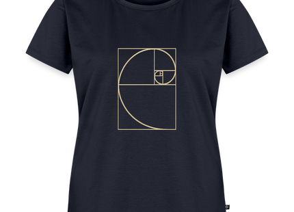 Golden Ratio / Goldener Schnitt - Frauen T-Shirt - Navy