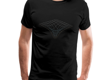 Relativity Geometry – Raumzeitkrümmung zum Anziehen - Männer Premium T-Shirt - Schwarz