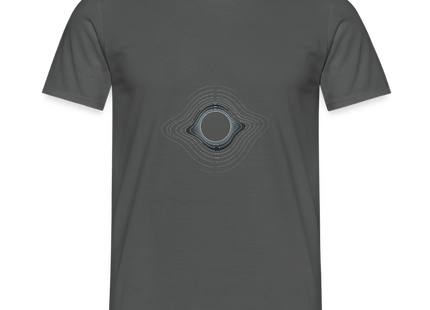 Event Horizon Minimal – Das perfekte Schwarzloch in stilvoller Form - Männer T-Shirt - Anthrazit