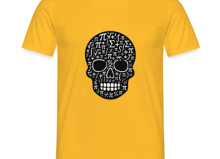 Math Kills - Männer T-Shirt - Gelb