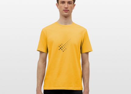 Diffusion Geometry – Die stille Bewegung der Materie - Männer T-Shirt - Gelb