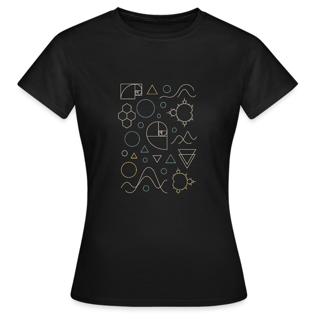 I See Patterns – Frauen T-Shirt - Schwarz