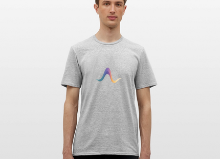 Reaction Pathway Flow – Der Weg der Veränderung - Männer T-Shirt - Grau meliert