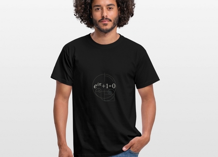 Euler’s Beauty – Die schönste Formel der Mathematik - Männer T-Shirt - Schwarz