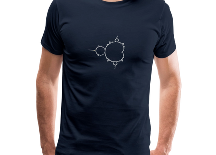 Beautiful Chaos – Mandelbrot Set - Männer Premium T-Shirt - Navy