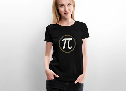 π in Circle – Die Eleganz der Konstanten - Frauen T-Shirt - Schwarz