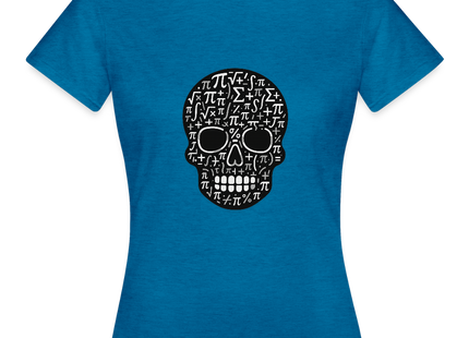 Math Kills - Frauen T-Shirt - Antikblaues Saphir meliert
