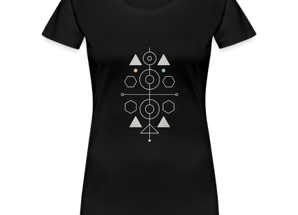 Symmetry is Everything - Frauen Premium T-Shirt - Schwarz