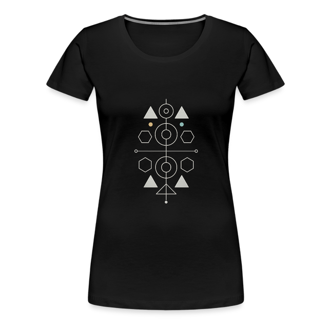 Symmetry is Everything - Frauen Premium T-Shirt - Schwarz
