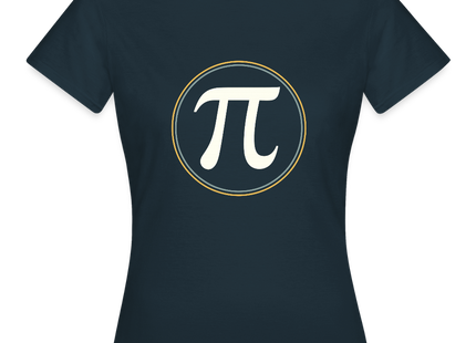 π in Circle – Die Eleganz der Konstanten - Frauen T-Shirt - Navy